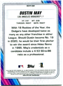 Dustin May Bowman Chrome Rookie of the Year Favorites
