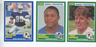 1989 Score Football Cards Complete Set