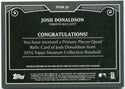 Josh Donaldson Topps Primary Pieces Jersey Card 02/99 2016