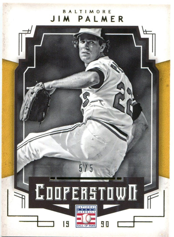 Jim Palmer Panini Cooperstown 5/5 2015