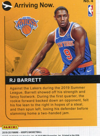 Rj Barrett 2019 NBA Hoops Rookie Card