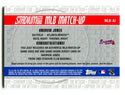 Andruw Jones 2002 Topps Stadium Club MLB Match Up Jersey/Bat Card
