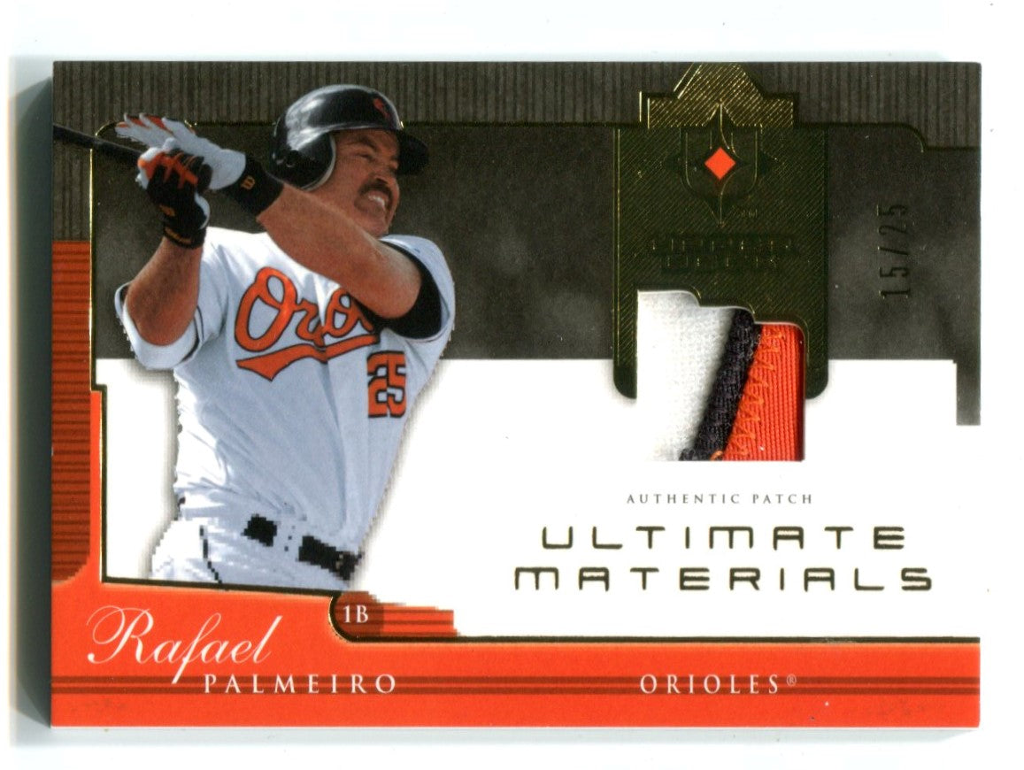 Rafael Palmeiro 2005 Upper Deck #UGRP Ultimate Materials Card 15/25 ...