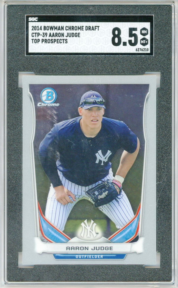 Aaron Judge 2014 Bowman Chrome Draft Top Prospects Rookie Card #CTP-39
