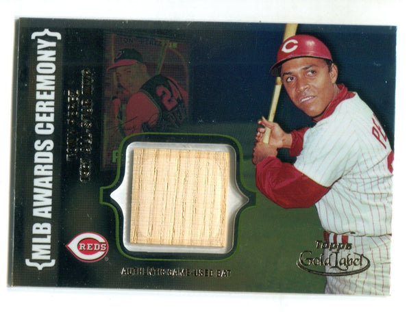 Tony Perez 2002 Topps MLB Awards Ceremony Patch #ACRTP Card