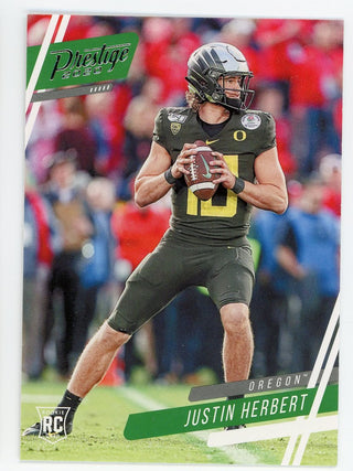 Justin Herbert 2020 Panini Prestige Chronicles Draft Picks #4 Card