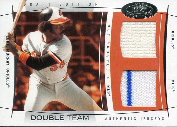 Eddie Murray 2004 Fleer Hot Prospects Authentic Game Used Jersey Card