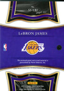 LeBron James 2020 Panini Select Game Worn Jersey Card #SS-LBJ