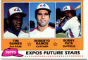 Tim Raines Autographed 1981 Topps Card