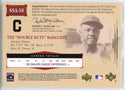 Ted Double Duty Radcliffe Autographed 2004 Upper Deck Sweet Spot Classic Signatures Card #SSA-58