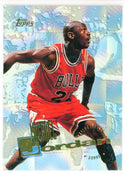 Michael Jordan 1996 Topps Power Boosters Card #277