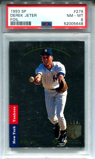 Derek Jeter 1993 Upper Deck SP Foil Rookie Card #279 (PSA)