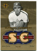 Steve Carlton Ultimate Legendary Materials Bat Card 36/47