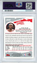 LeBron James 2005 Topps Card #200 (PSA NM 7)