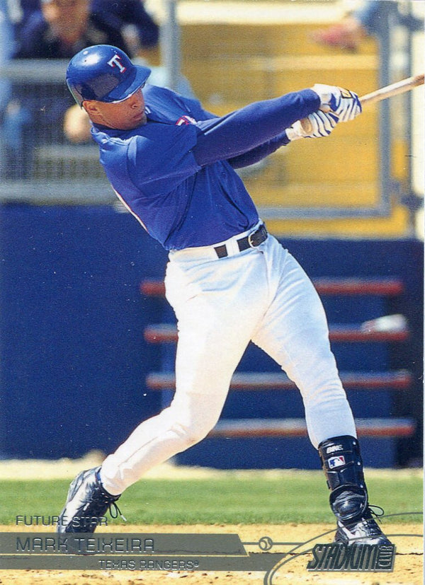 Mark Teixeira 2002 Topps Stadium Club Future Star Rookie Card