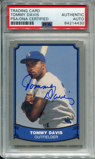 Tommy Davis Autographed 1988 Pacific Card #83 (PSA)