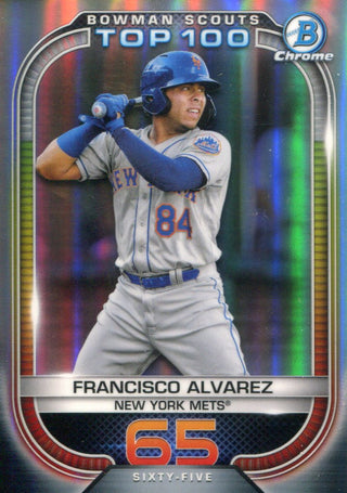 Francisco Alvarez 2021 Bowman Chrome Card
