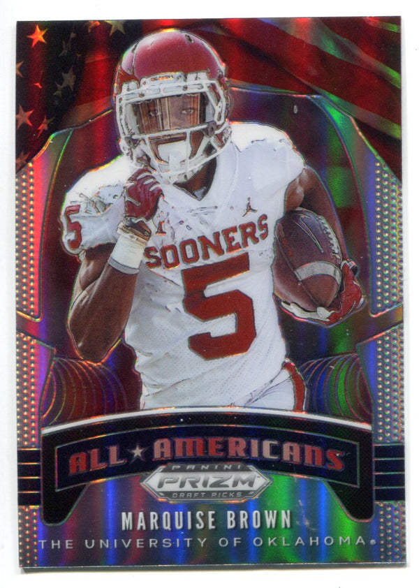 Marquise Brown 2020 Panini Prizm All Americans Prizm Card