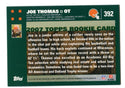 Joe Thomas 2007 Topps Rookie Card #392