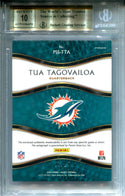 Tua Tagovailoa Autographed 2020 Panini Select Prime Selections Orange Pulsar Prizm Card (BVG)