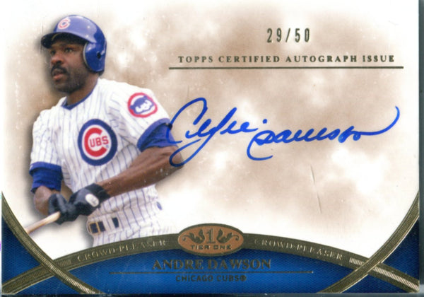 Andre Dawson 2012 Topps Autographed Card 29/50