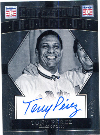 Tony Perez Autographed 2015 Panini Cooperstown Induction Autographed Card