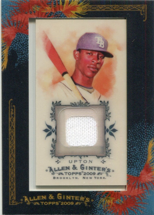 B.J. Upton 2009 Topps Allen & Ginter Game Used Jersey Card