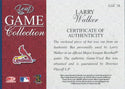 Larry Walker 2005 Leaf Bat Card