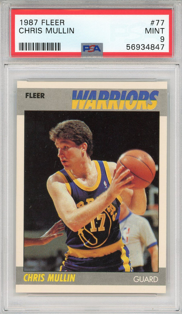 Chris Mullen 1987 Fleer Rookie Card #77 (PSA)