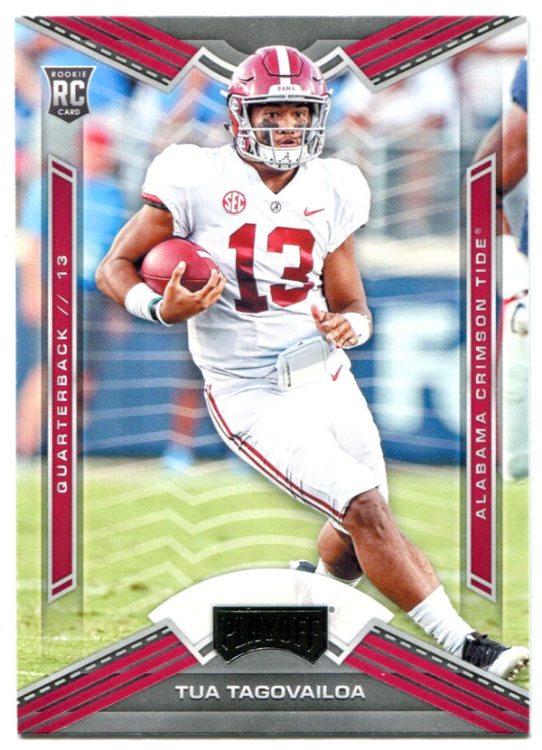 Tua Tagovailoa 2020 Panini Chronicles Draft Picks Playoff Rookie Card