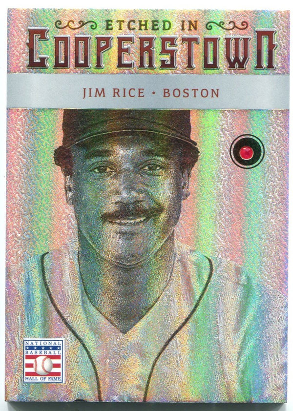 Jim Rice Etched in Cooperstown Panini 13/15