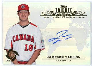 Jameson Taillon Autographed 2013 Topps Tribute WBC Card #WTA-JT3