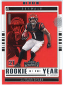 Ja'Marr Chase 2021 Panini Contenders ROY Contender Rookie Card #ROY-JCH