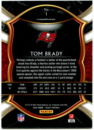 Tom Brady Panini Select 2020 #1