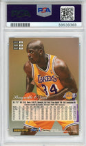 Shaquille O'Neal 1997 Flair Showcase Row 2 Card #7 (PSA Mint 9)