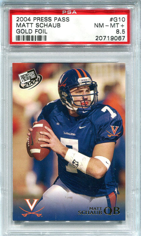 Matt Schaub Unsigned 2004 Press Pass Rookie Card (PSA/DNA)