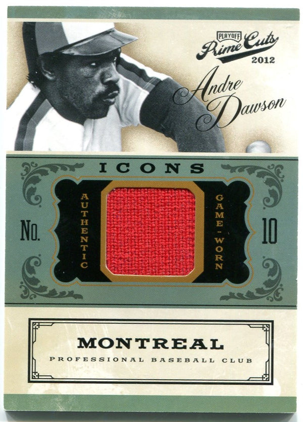 Andre Dawson Playoff Prime Cuts Jersey Card