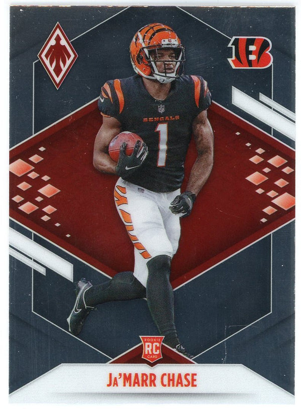 Ja'Marr Chase 2021 Panini Phoenix Rookie Card #105