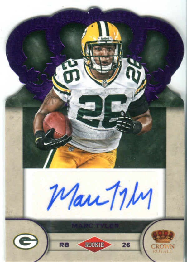 Marc Tyler 2012 Panini Crown Royale Autographed Rookie Card 13/25
