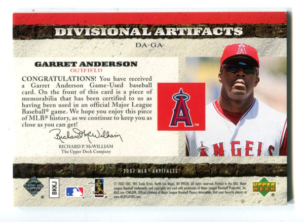 Garret Anderson Signed Angels 8x10 Photo (PSA)