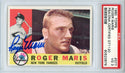 Roger Maris Autographed 1960 Topps Card #377 (PSA)