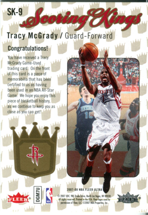 Tracy McGrady 2003 Fleer Ultra Game Worn Jersey Card