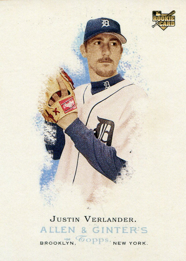Justin Verlander 2006 Topps Allen & Ginter Rookie Card