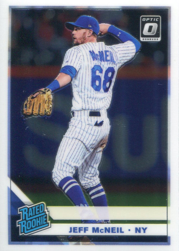 Jeff McNeil 2019 Donruss Optic Rated Rookie Card