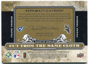 Frank Thomas Upper Deck Cut From the Same Cloth Jersey Card