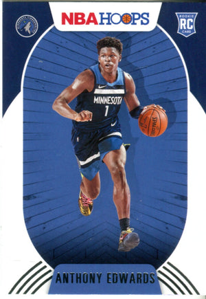 Anthony Edwards 2020 Hoops Rookie Card
