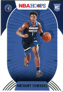 Anthony Edwards 2020 Hoops Rookie Card