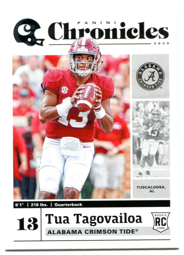 Tua Tagovailoa 2020 Panini Chronicles Draft Picks Rookie Card