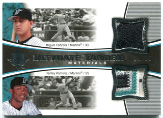 Miguel Cabrera Hanley Ramirez Ultimate Tandem Jersey Card 11/35