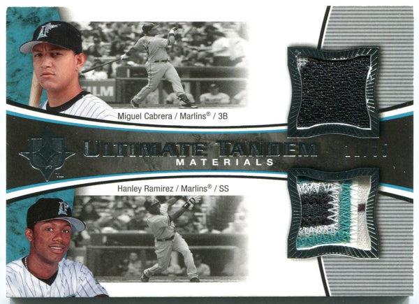 Miguel Cabrera Hanley Ramirez Ultimate Tandem Jersey Card 11/35